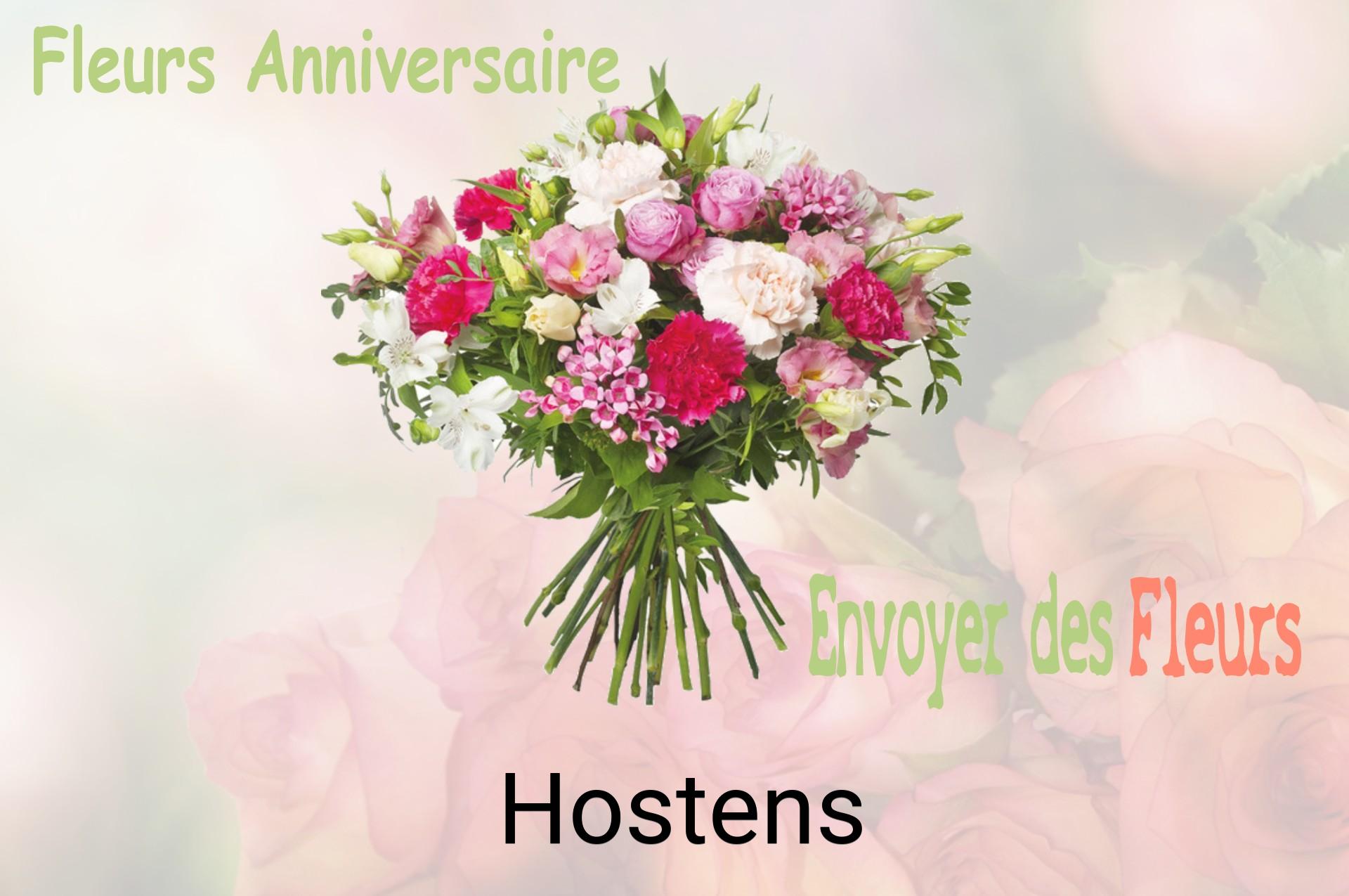 Bouquet de fleurs d’anniversaire livré à Hostens